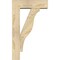 Ekena Millwork Funston Block Rough Sawn Bracket w/ Offset Brace, Douglas Fir, 6"W x 18"D x 30"H BKT0604X18X30FST05RDF - alternate 4